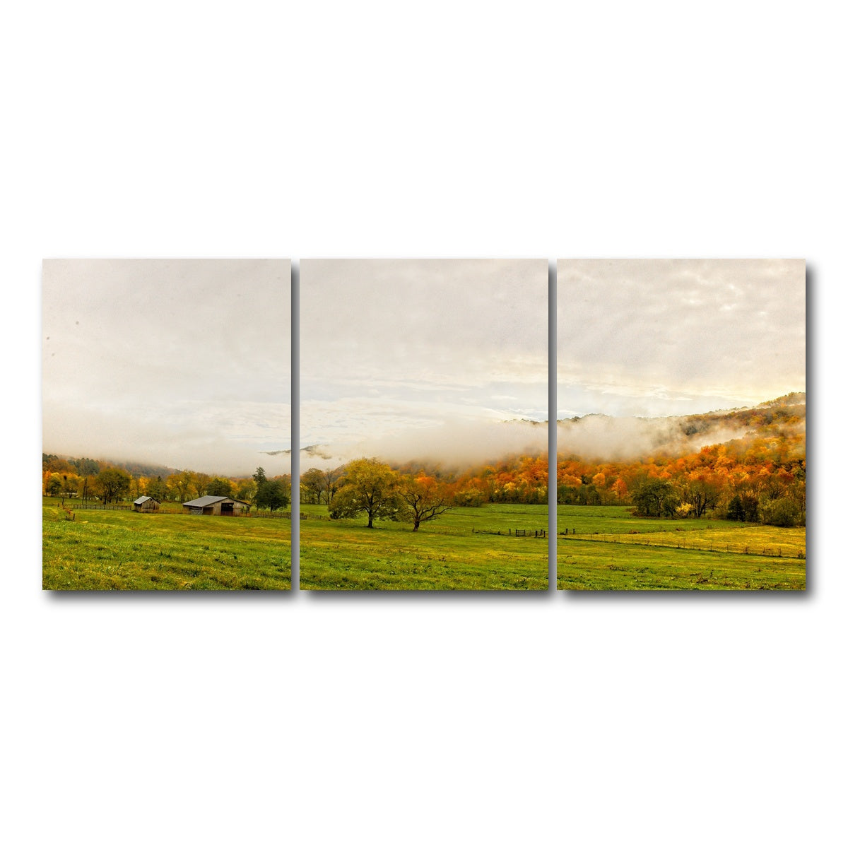 AUTO-MOCKUP WHITE | Boxley Valley | 3 Piece | Gallery Wrap Canvas | group=18x24