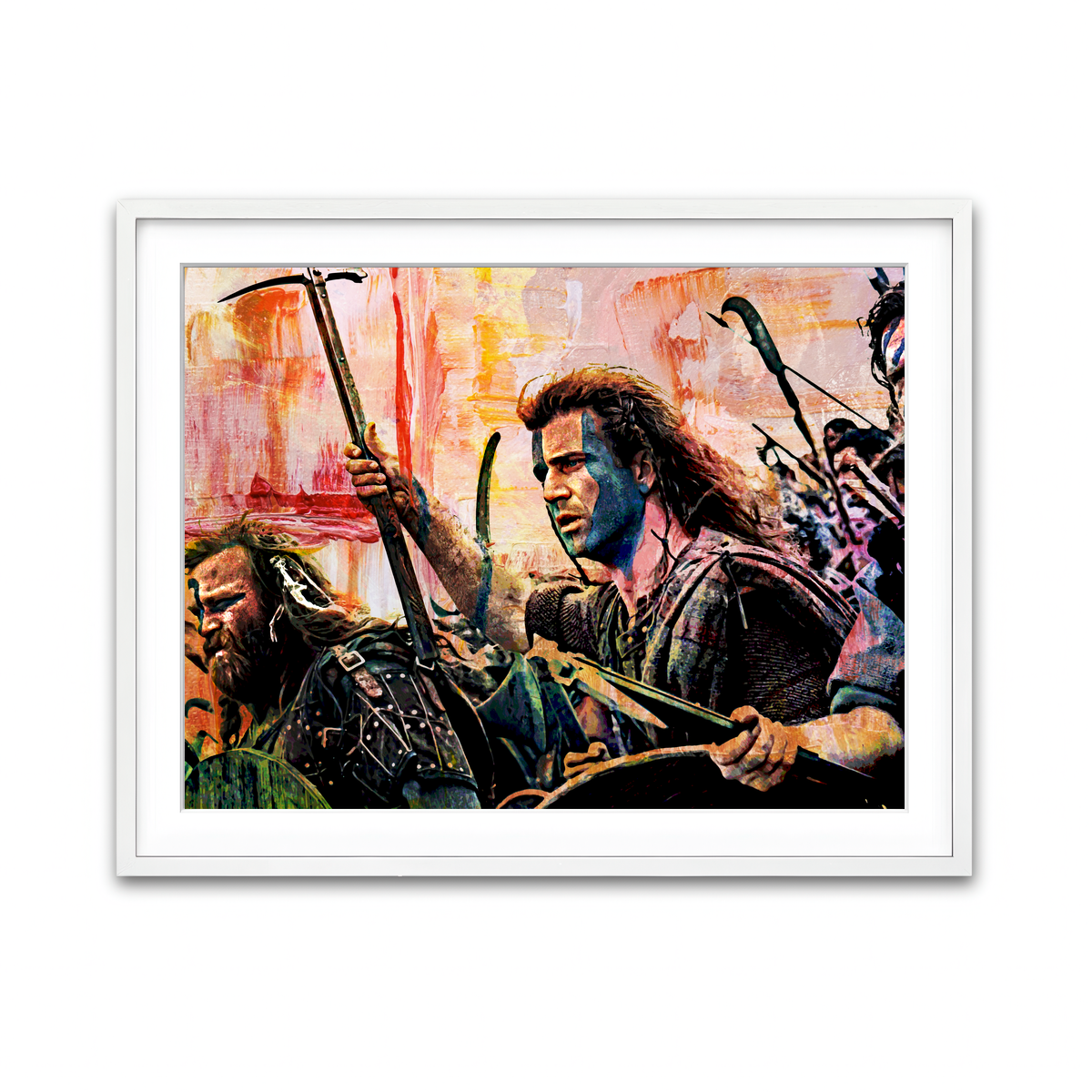 Framed Print 4x3 White