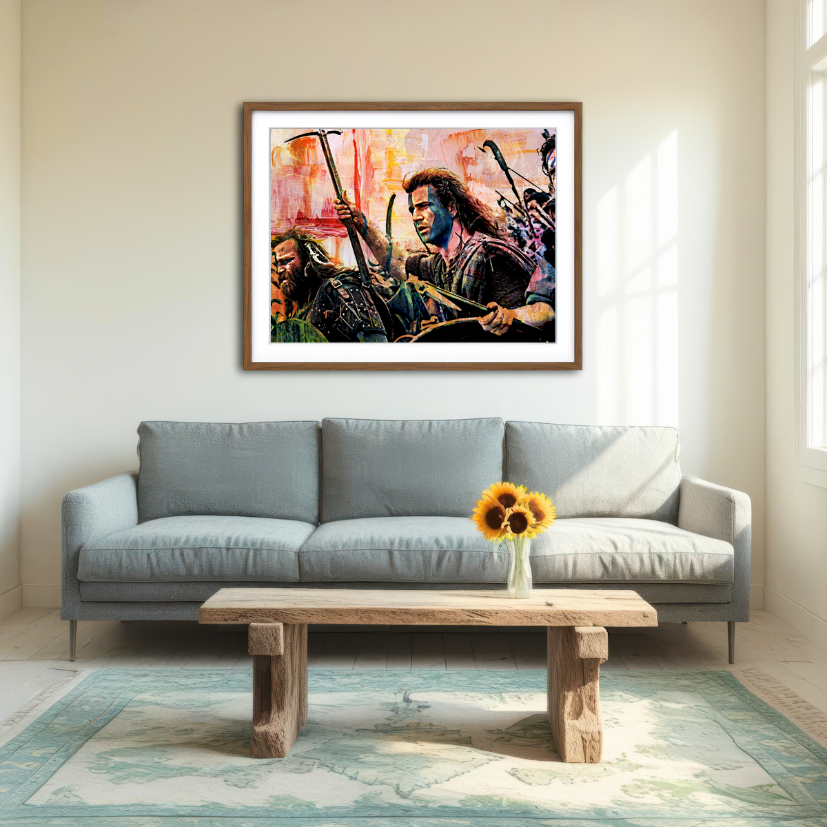 AUTO-MOCKUP ROOM | Braveheart Wall Art