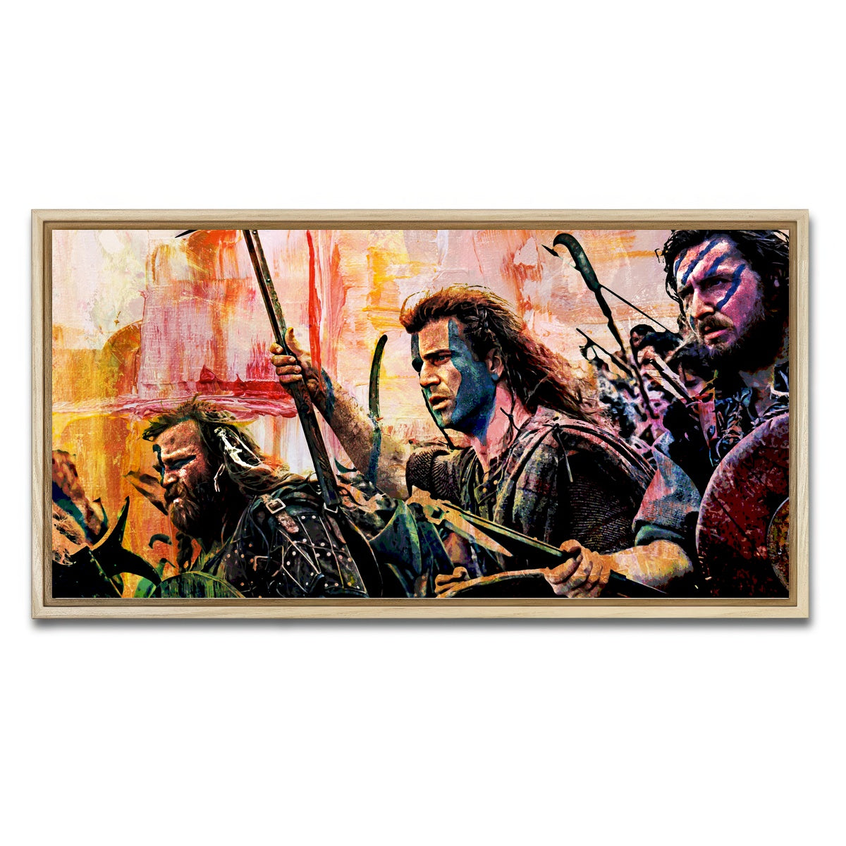AUTO-MOCKUP WHITE | Braveheart | 1 Piece | Natural Framed Canvas | group=2x1