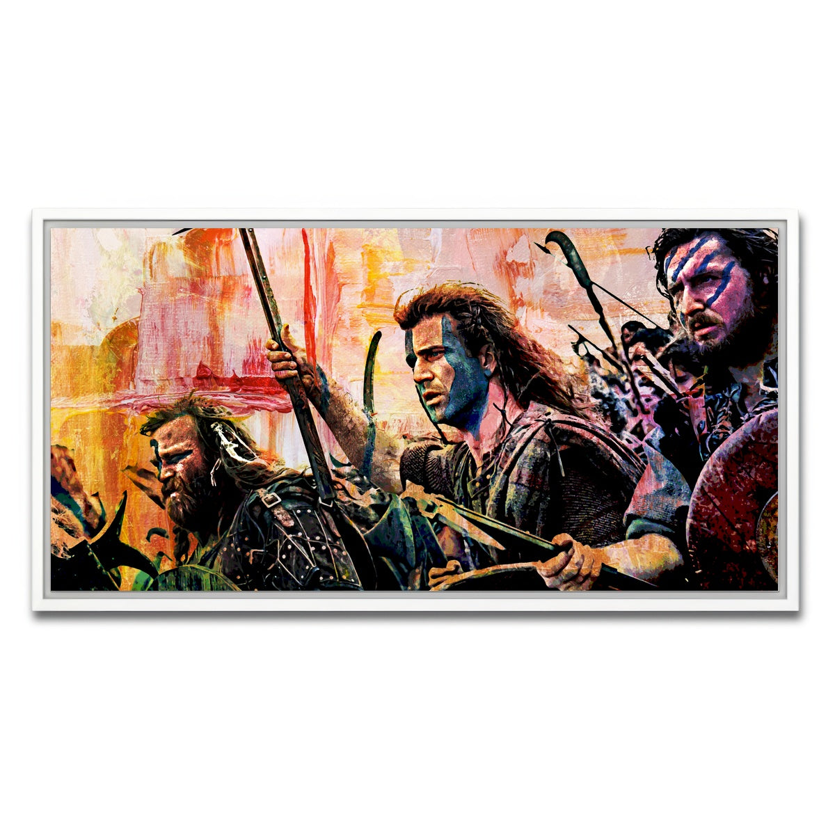 AUTO-MOCKUP WHITE | Braveheart | 1 Piece | White Framed Canvas | group=2x1