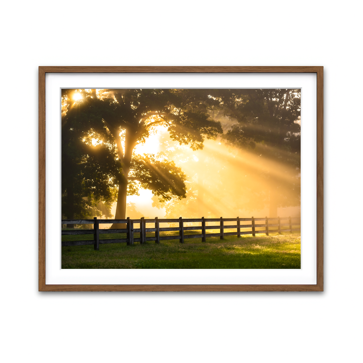 Framed Print 4x3 Walnut