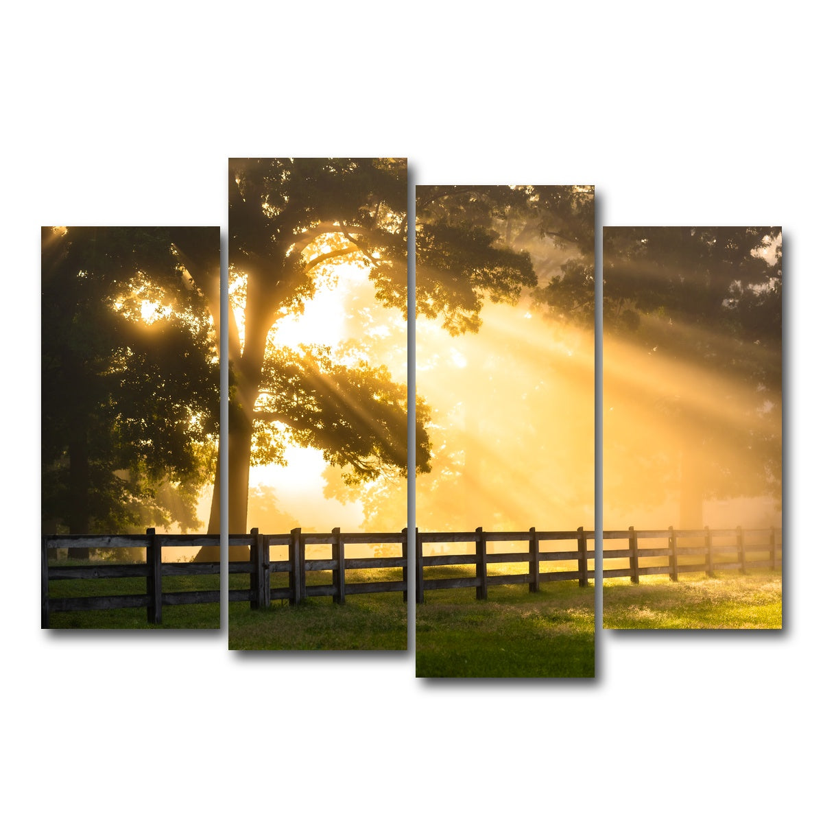 AUTO-MOCKUP WHITE | Break of Dawn | 4 Piece | Gallery Wrap Canvas | group=4_normal