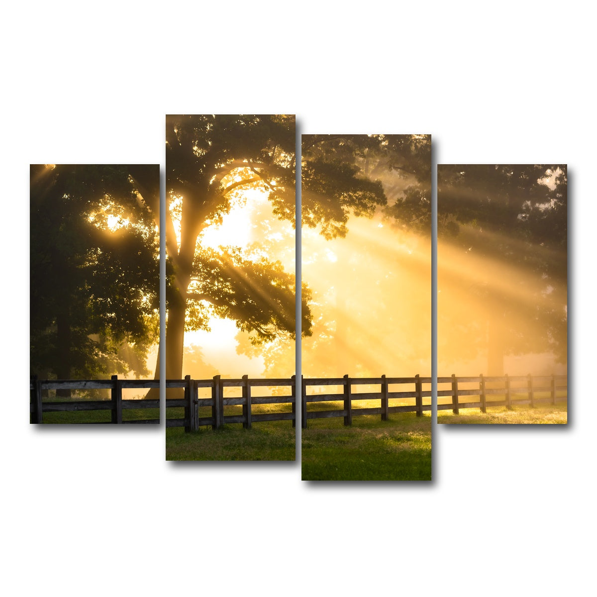 AUTO-MOCKUP WHITE | Break of Dawn | 4 Piece | Gallery Wrap Canvas | group=4_short