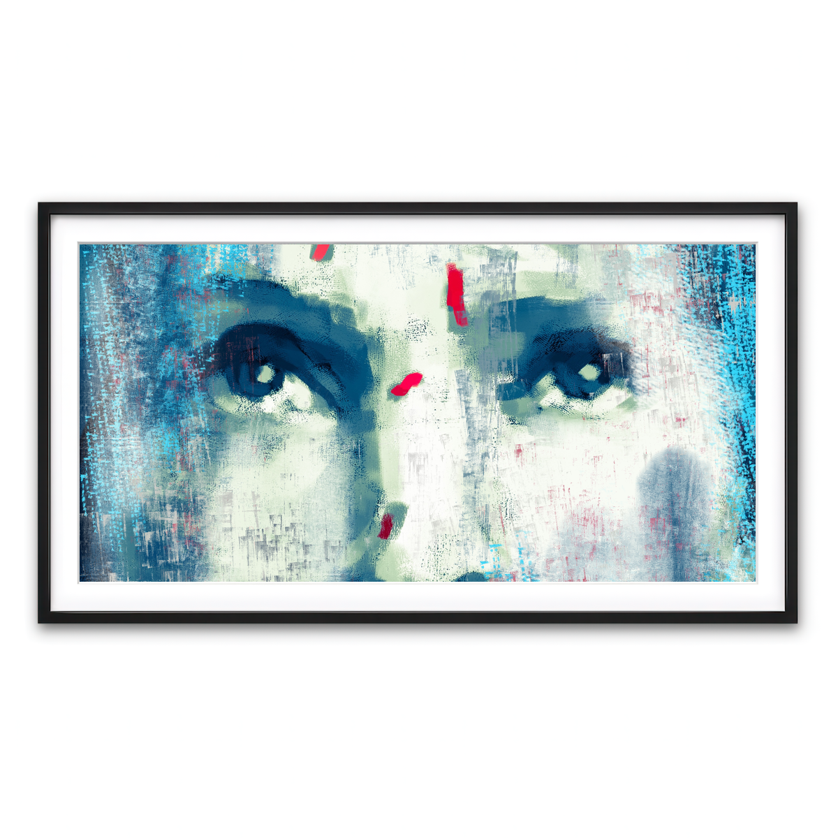 Framed Print 2x1 Black