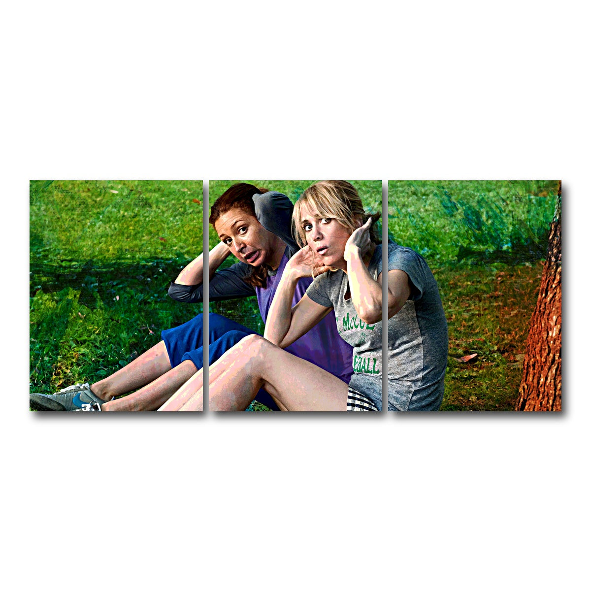 AUTO-MOCKUP WHITE | Bridesmaids Workout | 3 Piece | Gallery Wrap Canvas | group=18x24