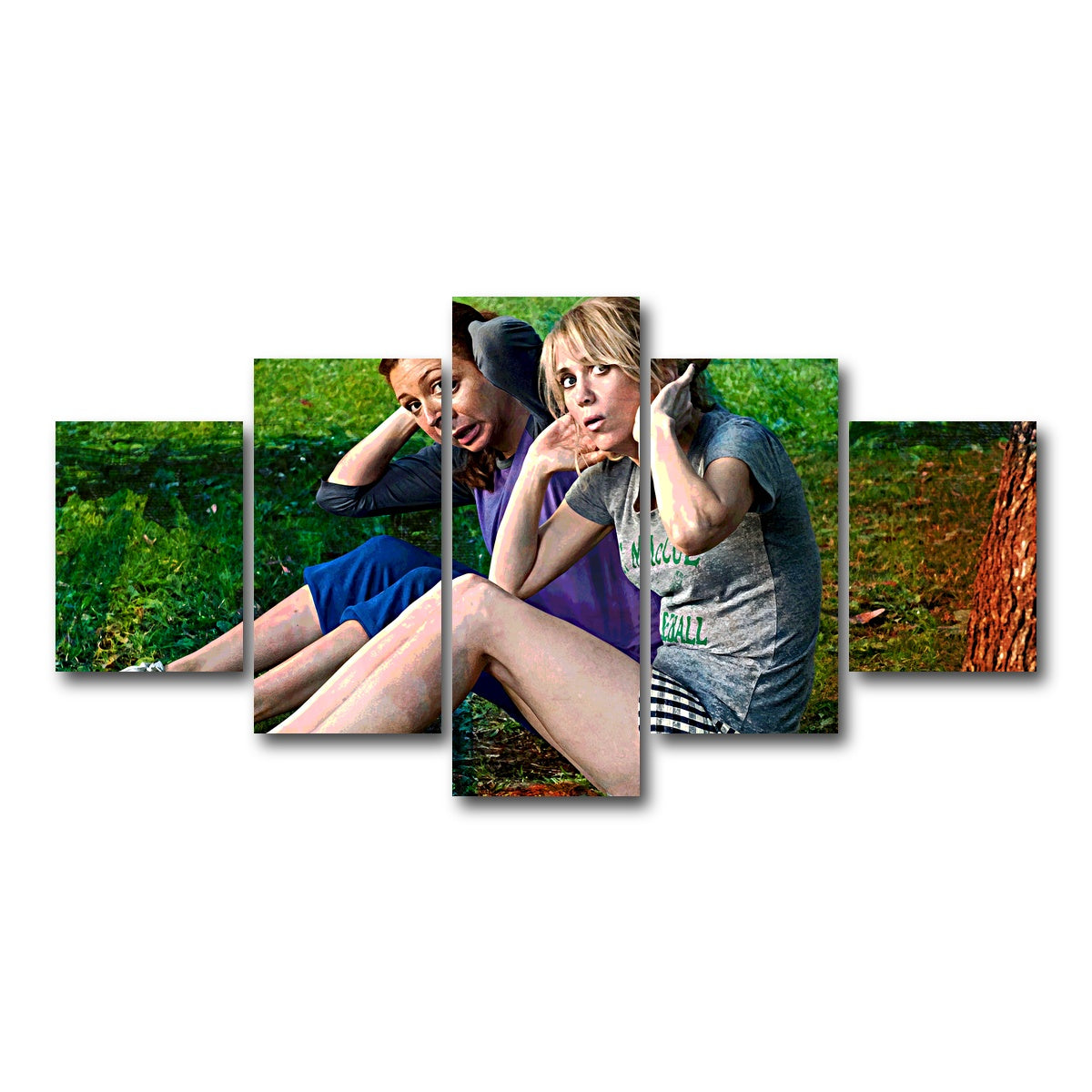 AUTO-MOCKUP WHITE | Bridesmaids Workout | 5 Piece | Gallery Wrap Canvas | group=5_short