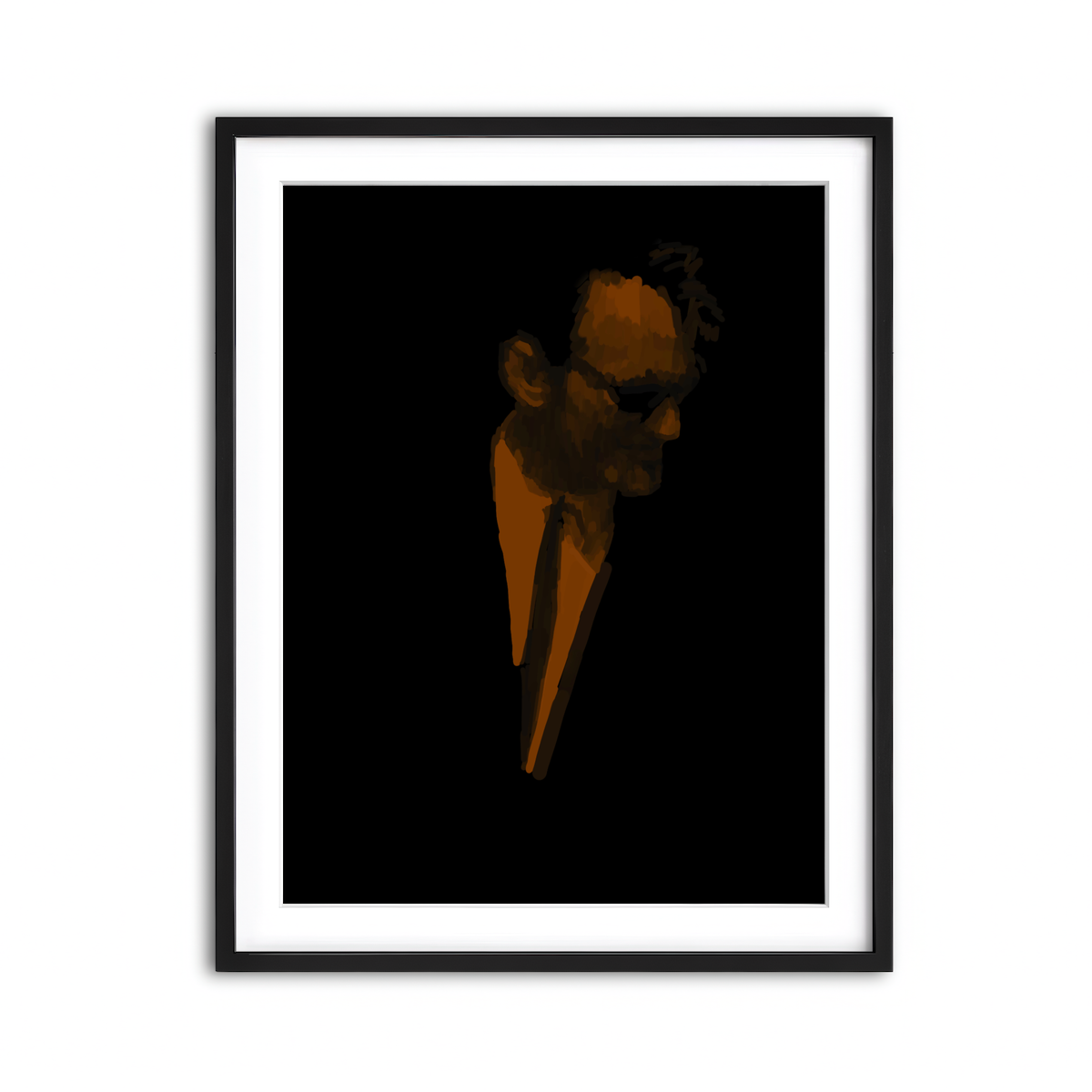 Framed Print 3x4 Black