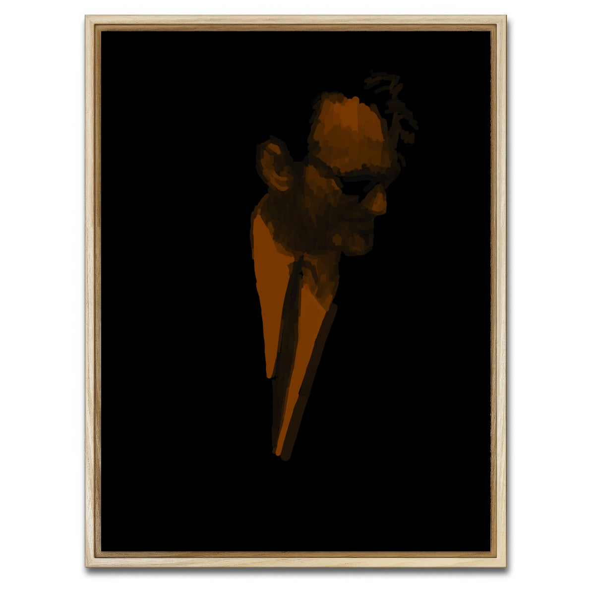 AUTO-MOCKUP WHITE | Brown | 1 Piece | Natural Framed Canvas | group=3x4