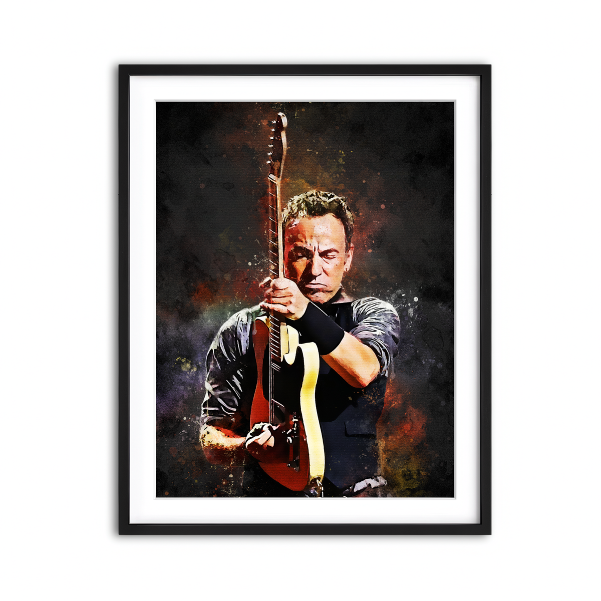 Bruce Springsteen Painting Wall Art