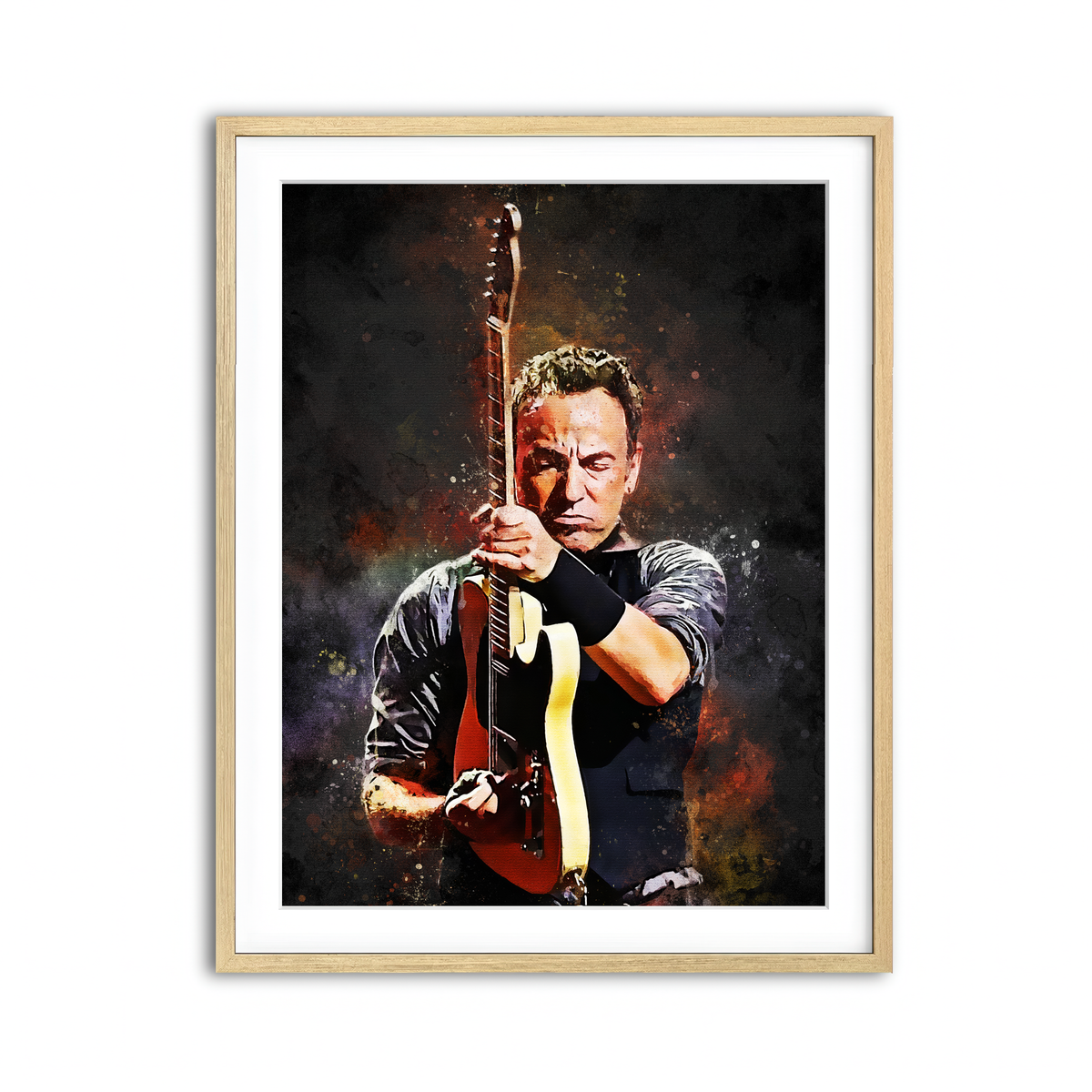 Bruce Springsteen Painting Wall Art