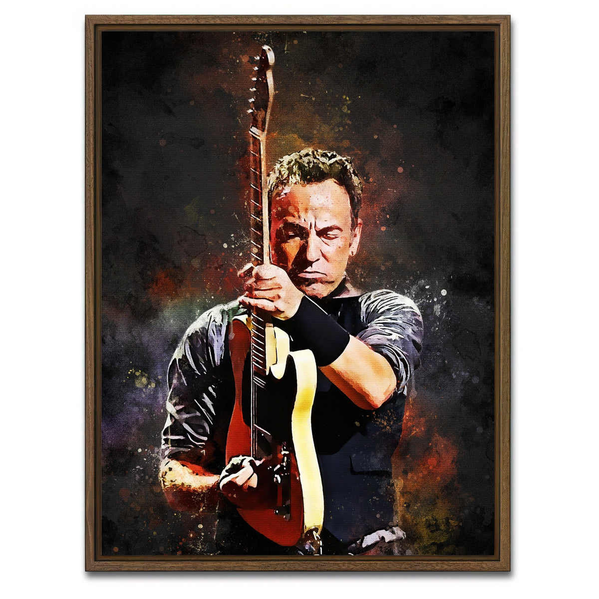 Bruce Springsteen Painting Wall Art
