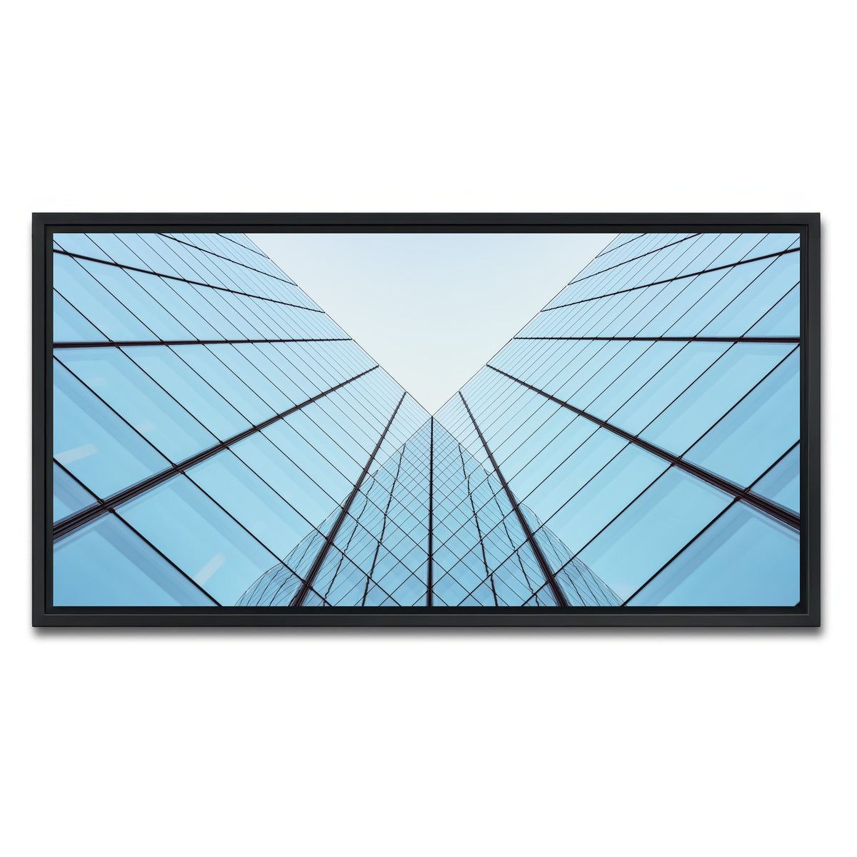 AUTO-MOCKUP WHITE | Building Corner | 1 Piece | Black Framed Canvas | group=2x1