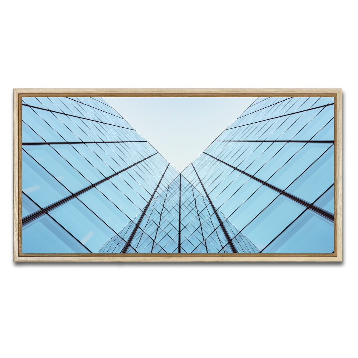 AUTO-MOCKUP WHITE | Building Corner | 1 Piece | Natural Framed Canvas | group=2x1