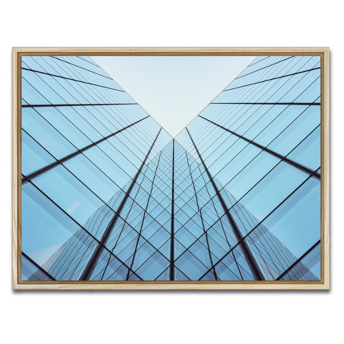 AUTO-MOCKUP WHITE | Building Corner | 1 Piece | Natural Framed Canvas | group=4x3
