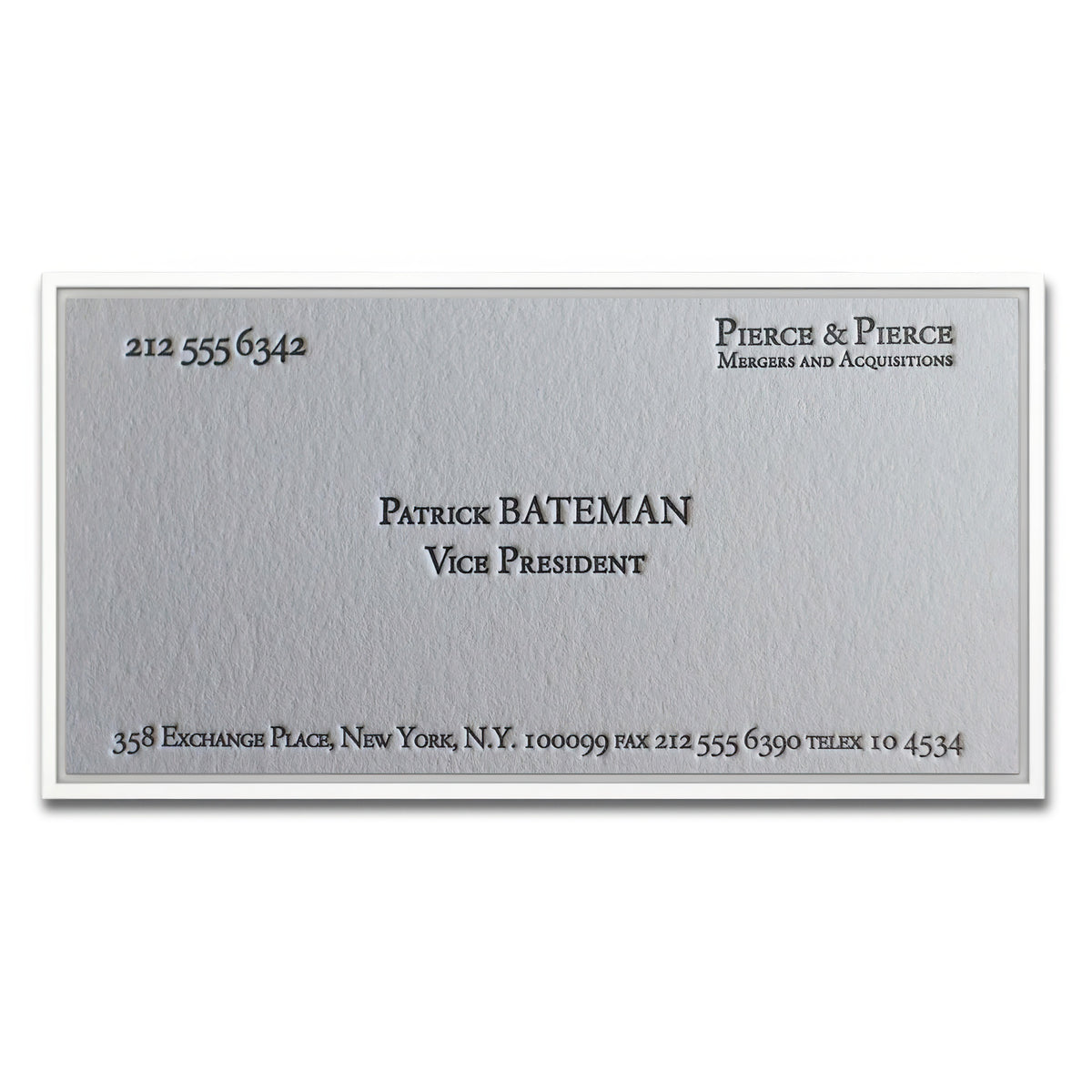 AUTO-MOCKUP WHITE | Business Card | 1 Piece | White Framed Canvas | group=2x1