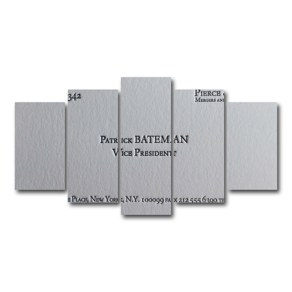 AUTO-MOCKUP WHITE | Business Card | 5 Piece | Gallery Wrap Canvas | group=5_normal