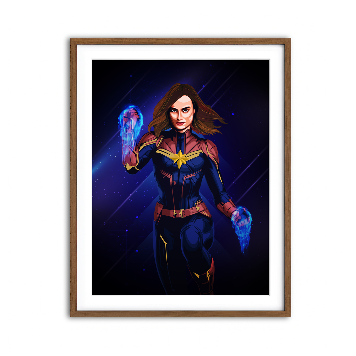 Framed Print 3x4 Walnut