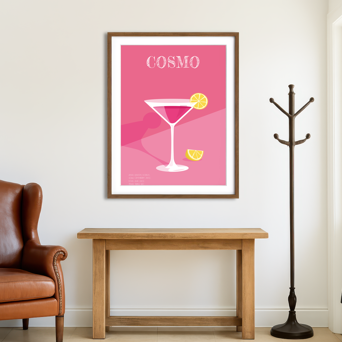 AUTO-MOCKUP ROOM | Cosmopolitan Wall Art