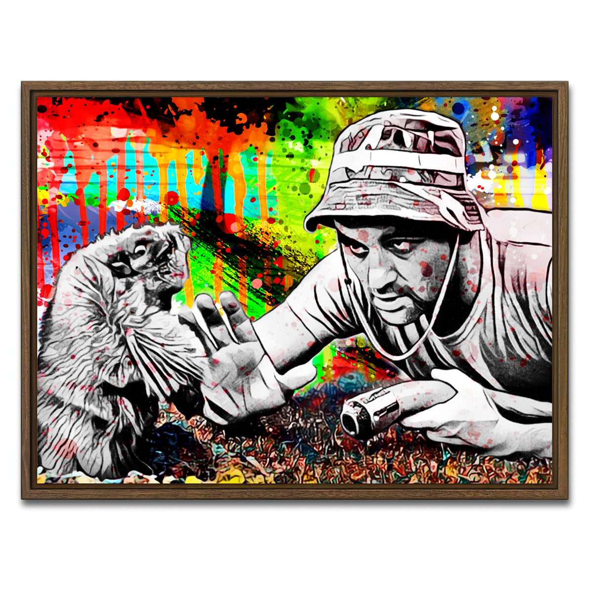 AUTO-MOCKUP WHITE | Caddyshack | 1 Piece | Walnut Framed Canvas | group=4x3
