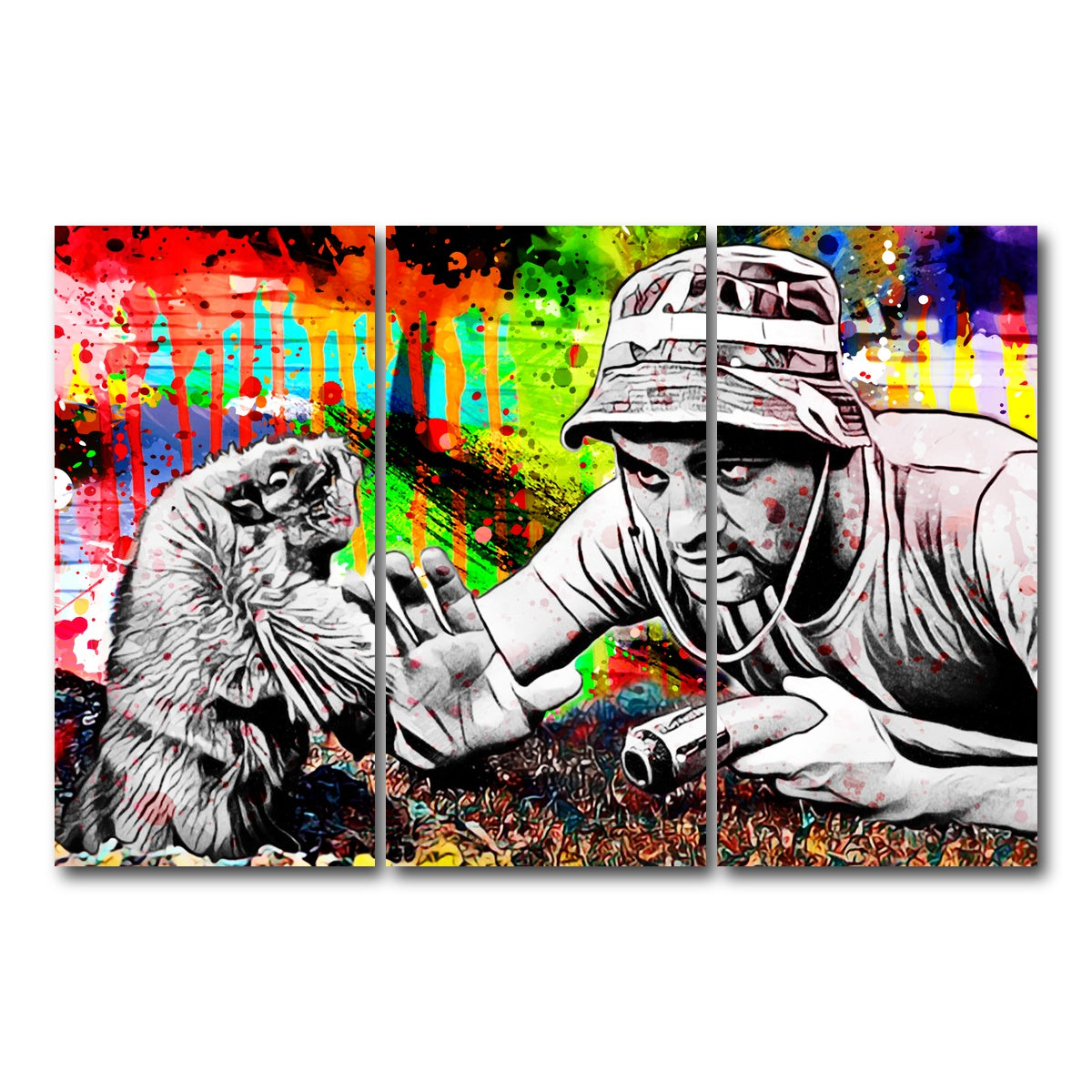 AUTO-MOCKUP WHITE | Caddyshack | 3 Piece | Gallery Wrap Canvas | group=12x24