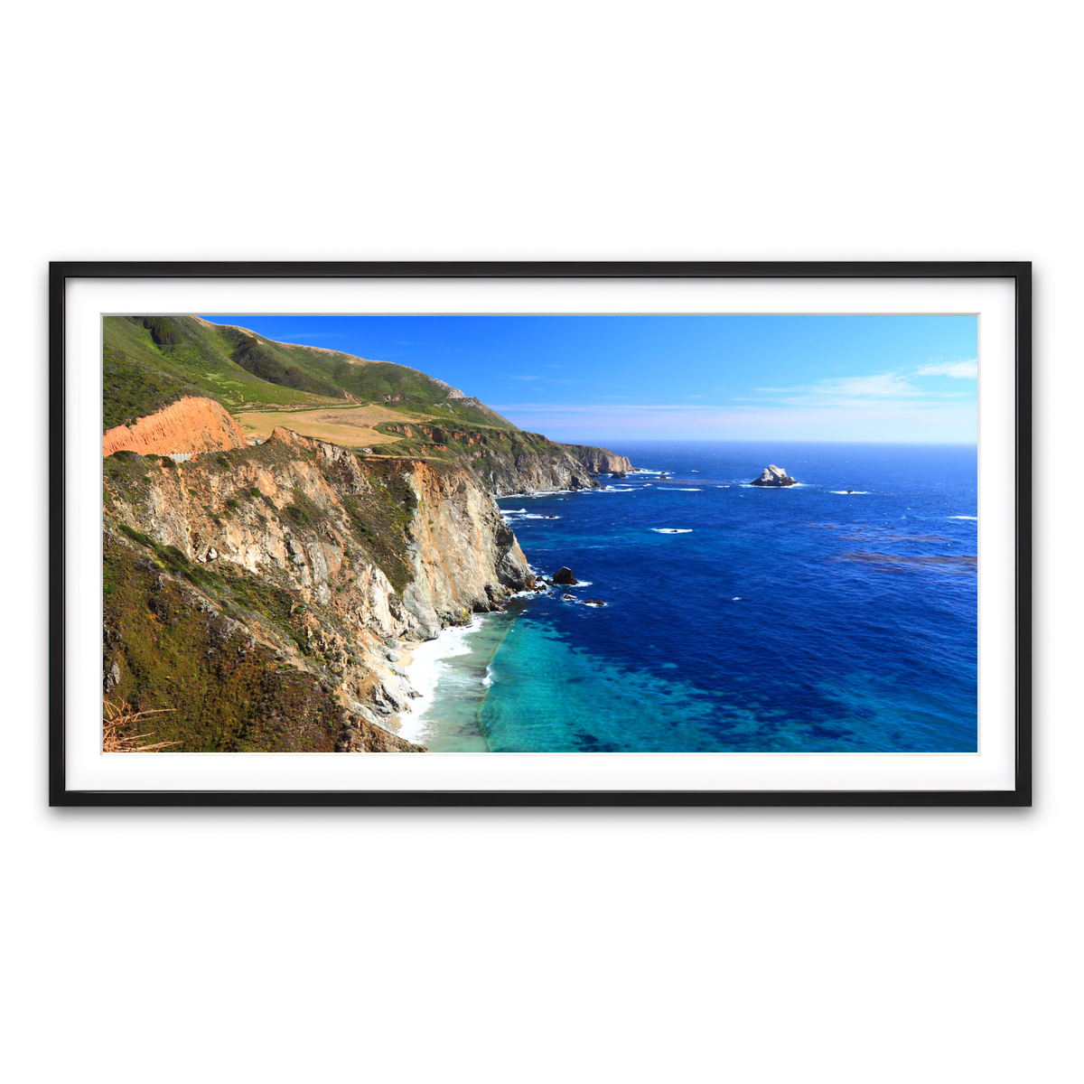 California Coastline Wall Art