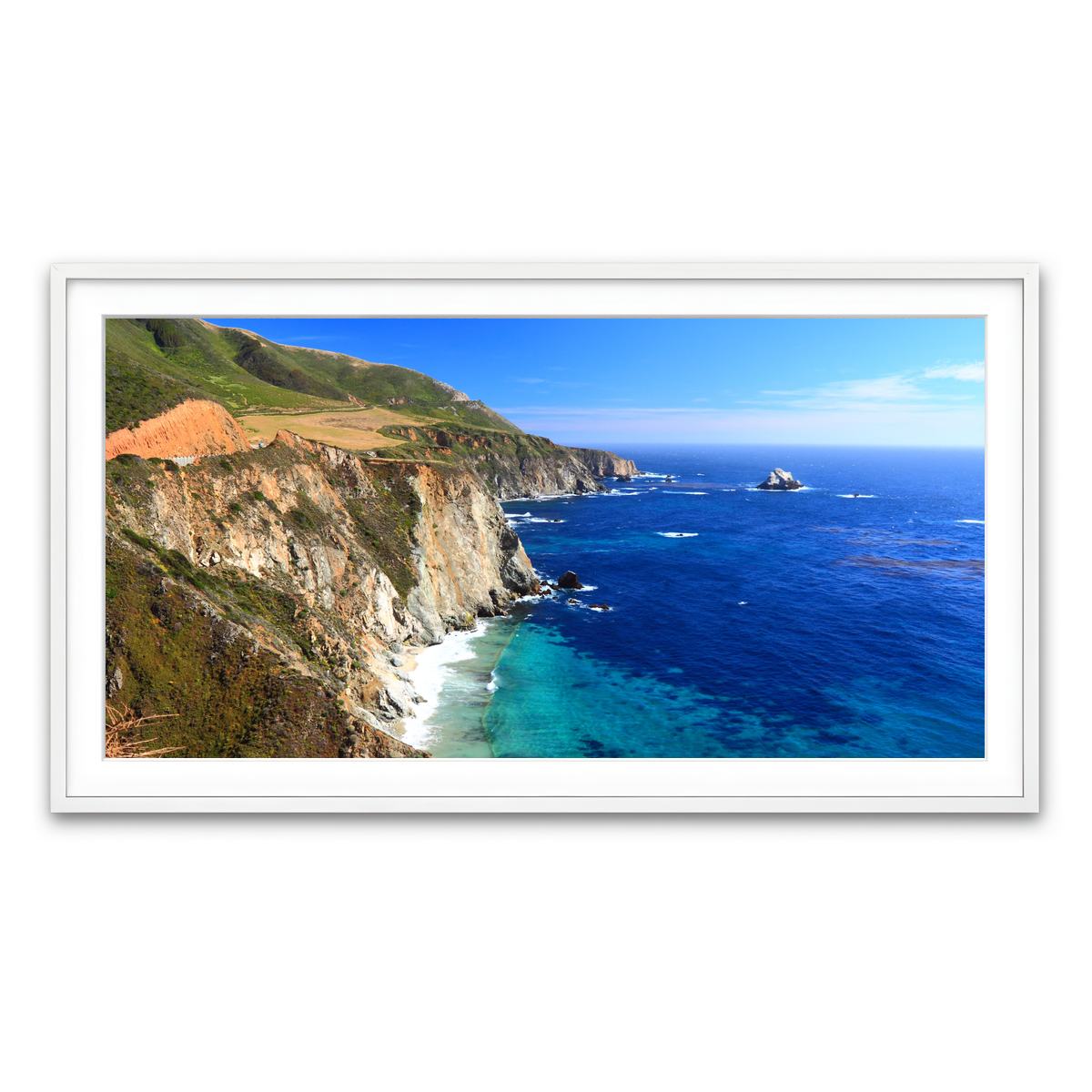 California Coastline Wall Art
