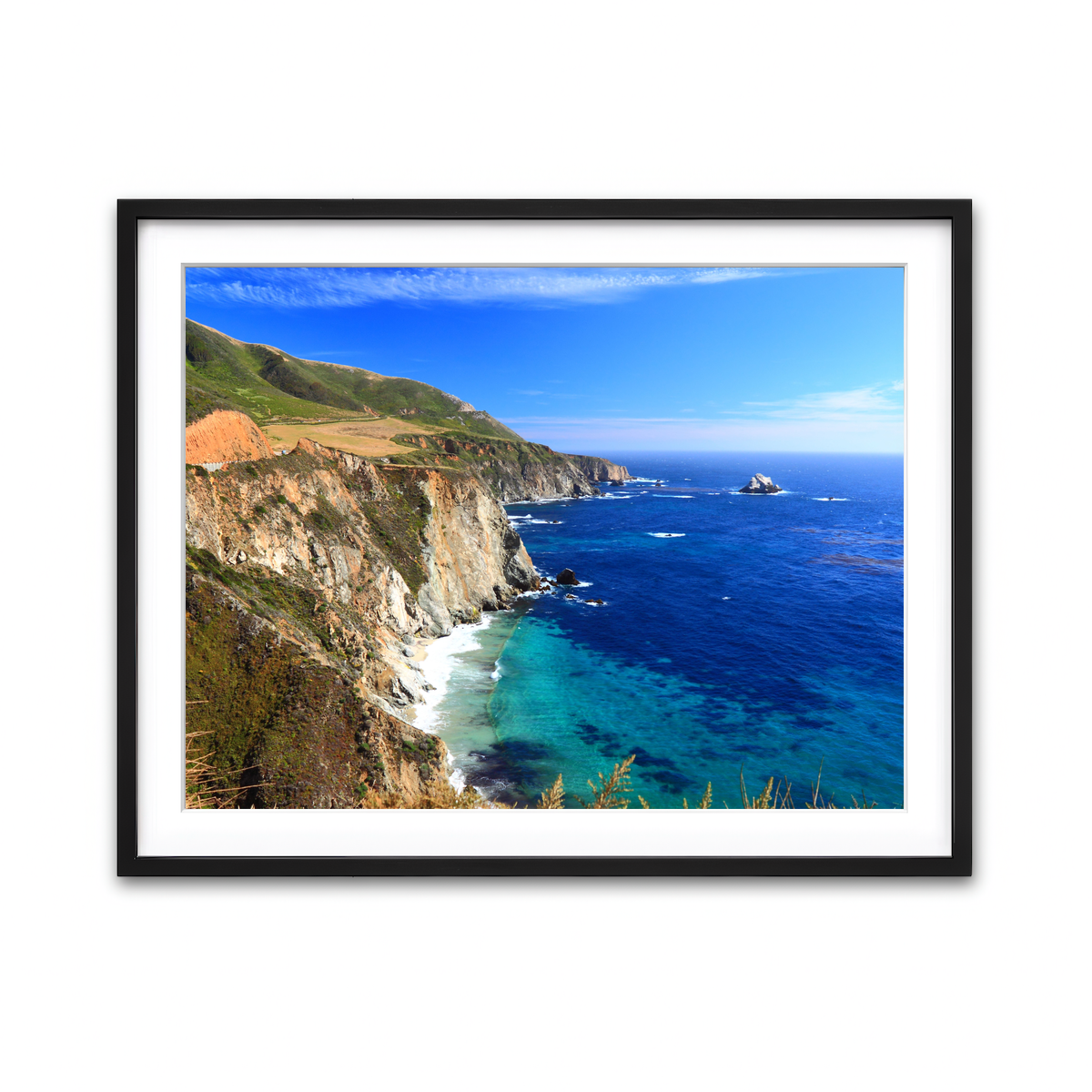 California Coastline Wall Art