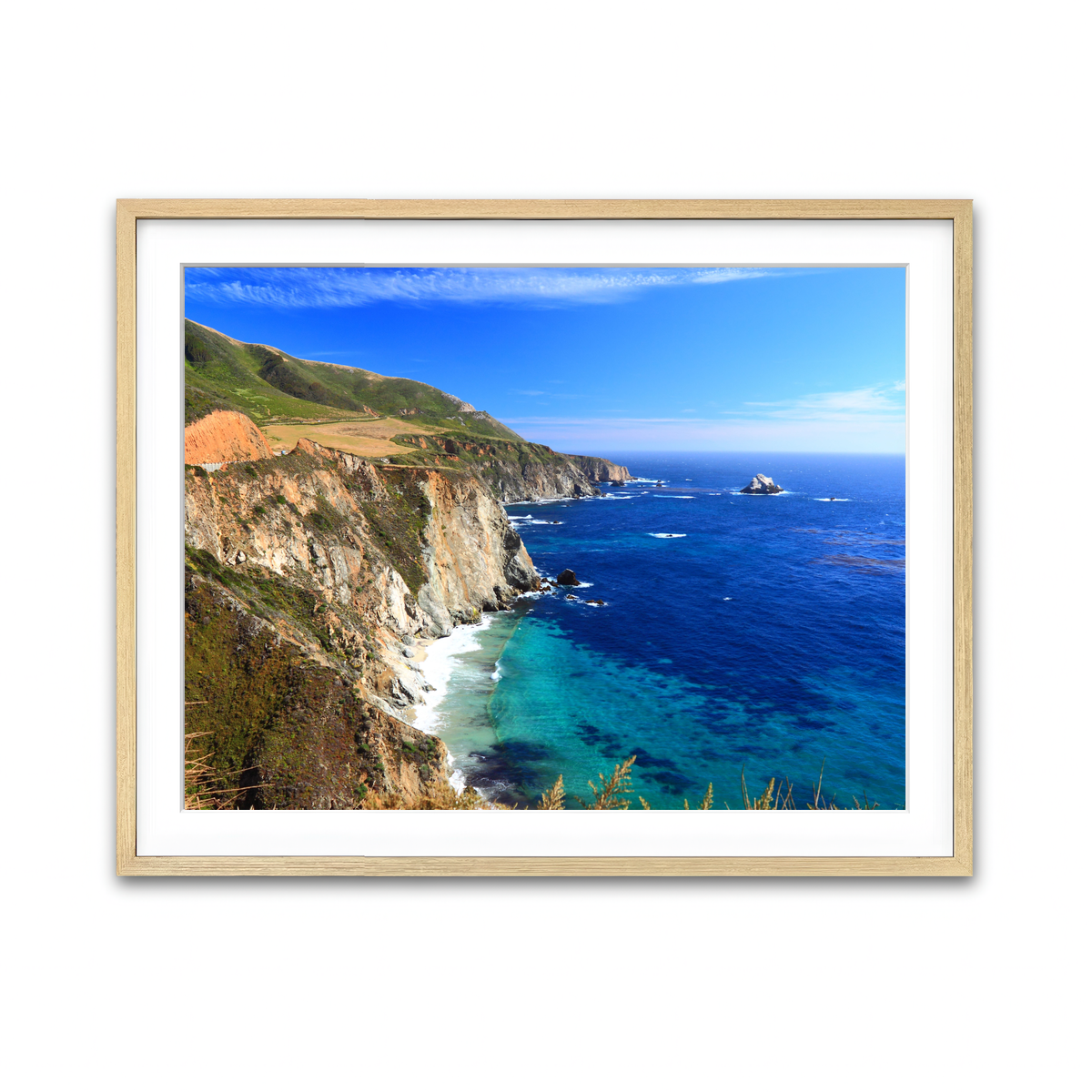 California Coastline Wall Art