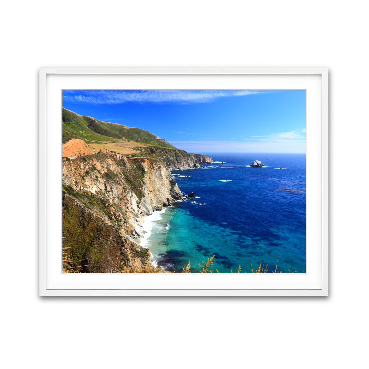 California Coastline Wall Art