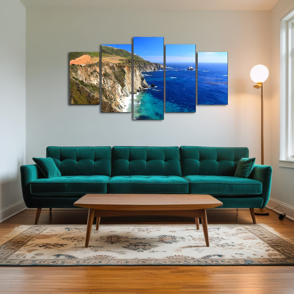 California Coastline Wall Art