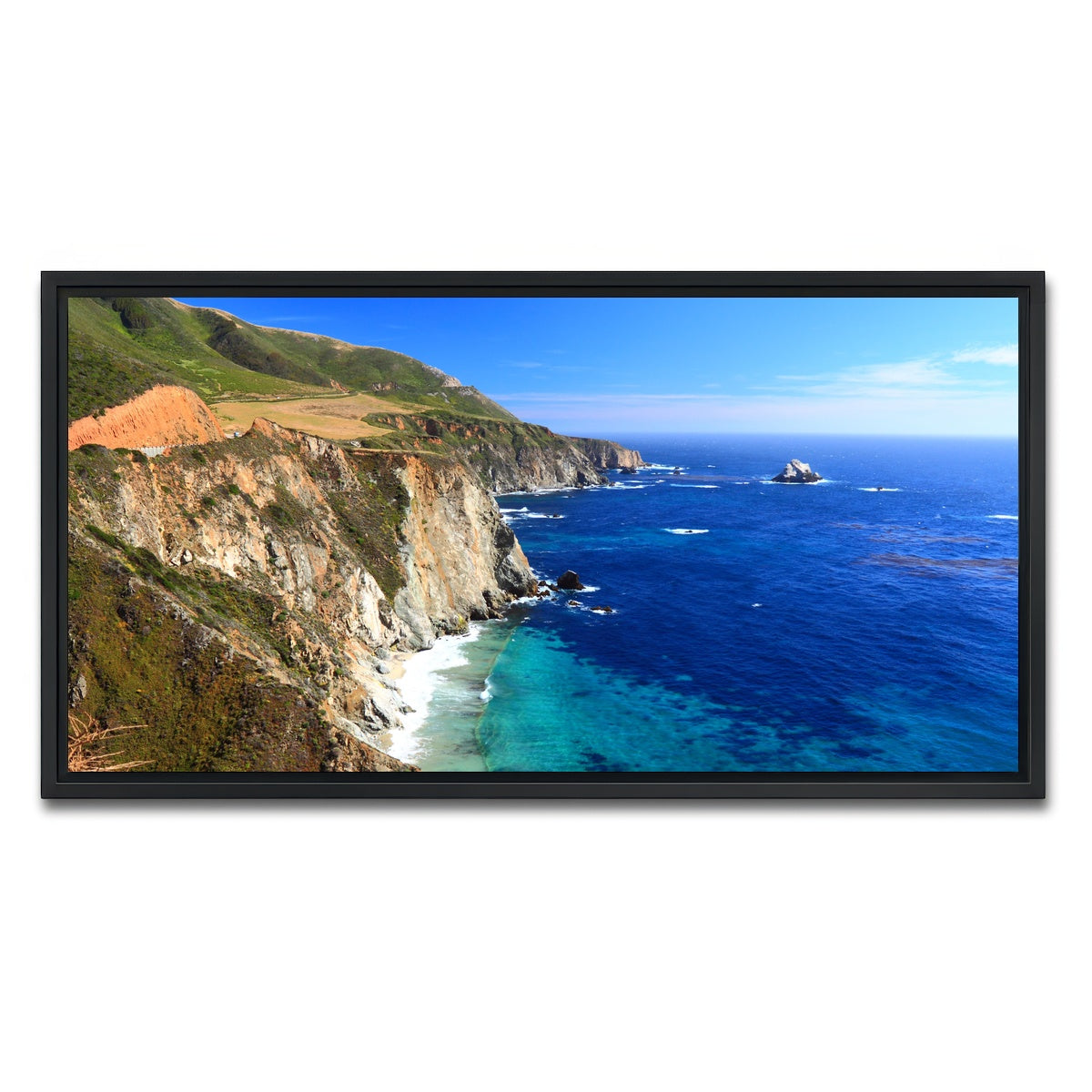 California Coastline Wall Art