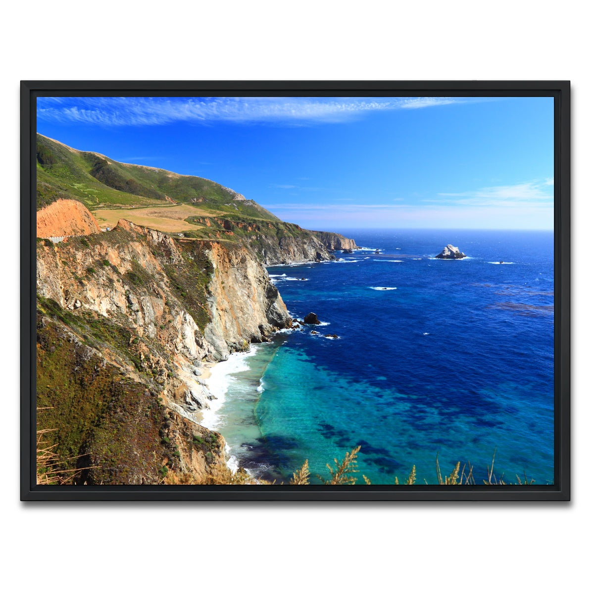 California Coastline Wall Art