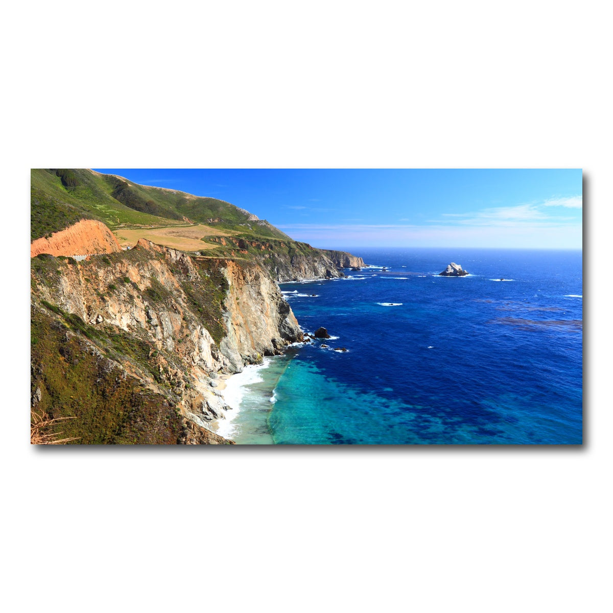 California Coastline Wall Art
