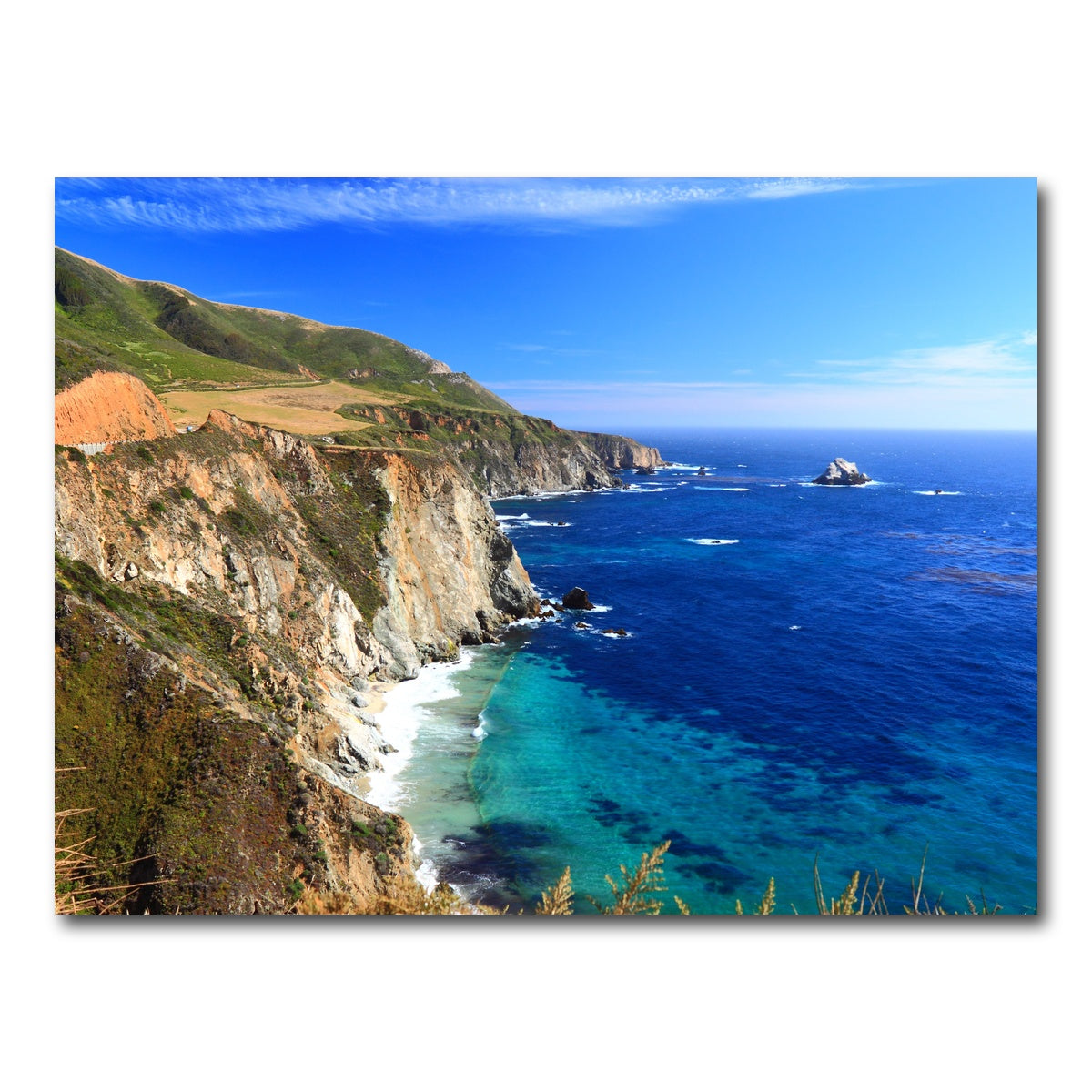 California Coastline Wall Art