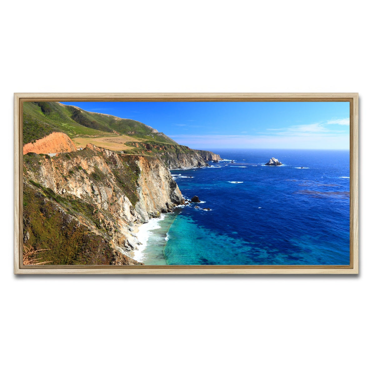 California Coastline Wall Art