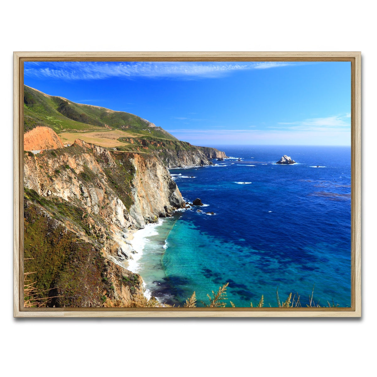 California Coastline Wall Art