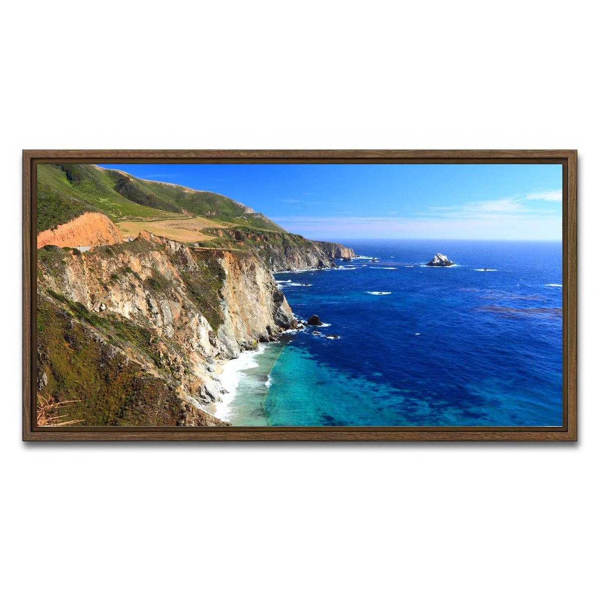 California Coastline Wall Art