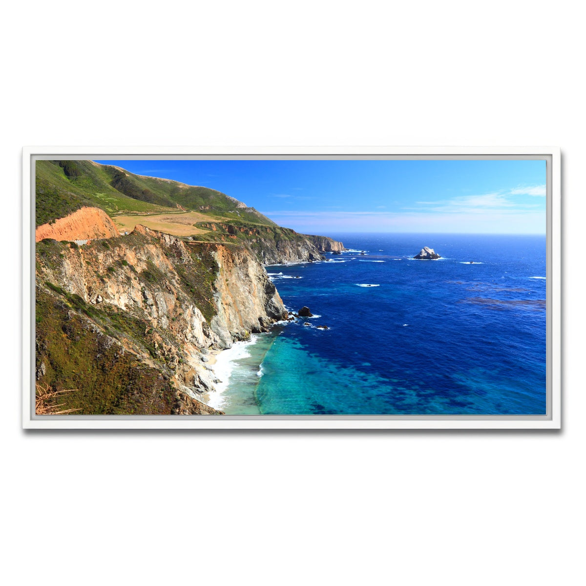 California Coastline Wall Art