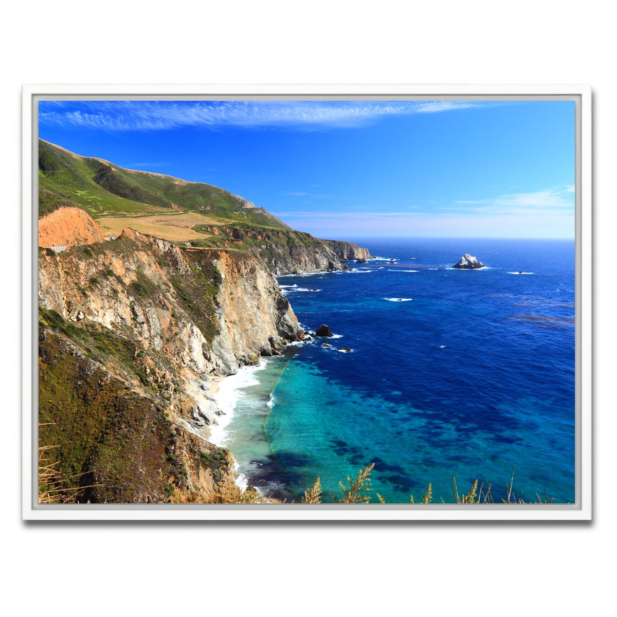 California Coastline Wall Art