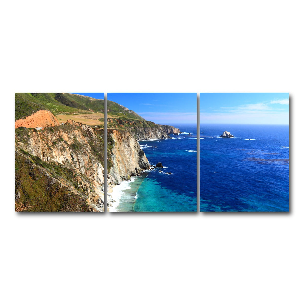 California Coastline Wall Art