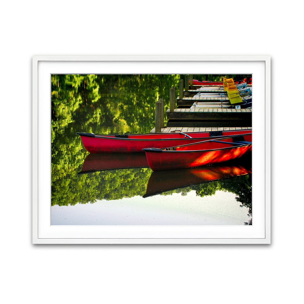 Framed Print 4x3 White