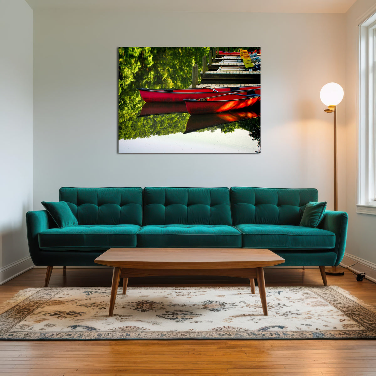 AUTO-MOCKUP ROOM | Canoes at Devil's Den State Park