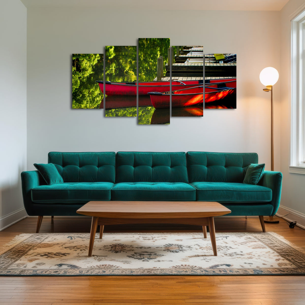 AUTO-MOCKUP ROOM | Canoes at Devil's Den State Park