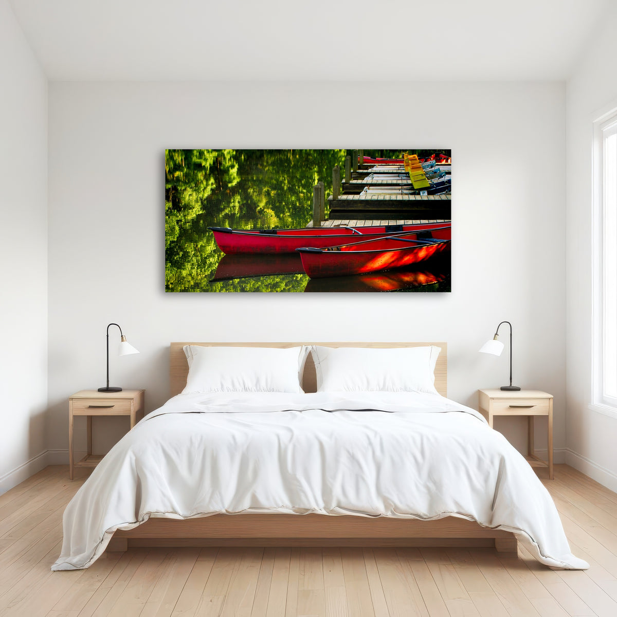 AUTO-MOCKUP ROOM | Canoes at Devil's Den State Park