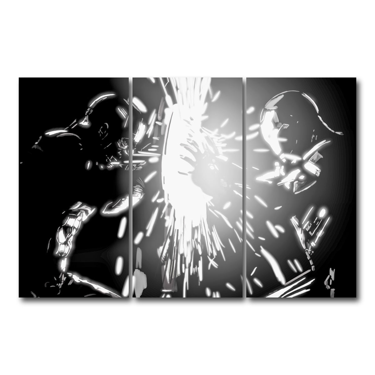 AUTO-MOCKUP WHITE | Cap vs Ironman | 3 Piece | Gallery Wrap Canvas | group=12x24