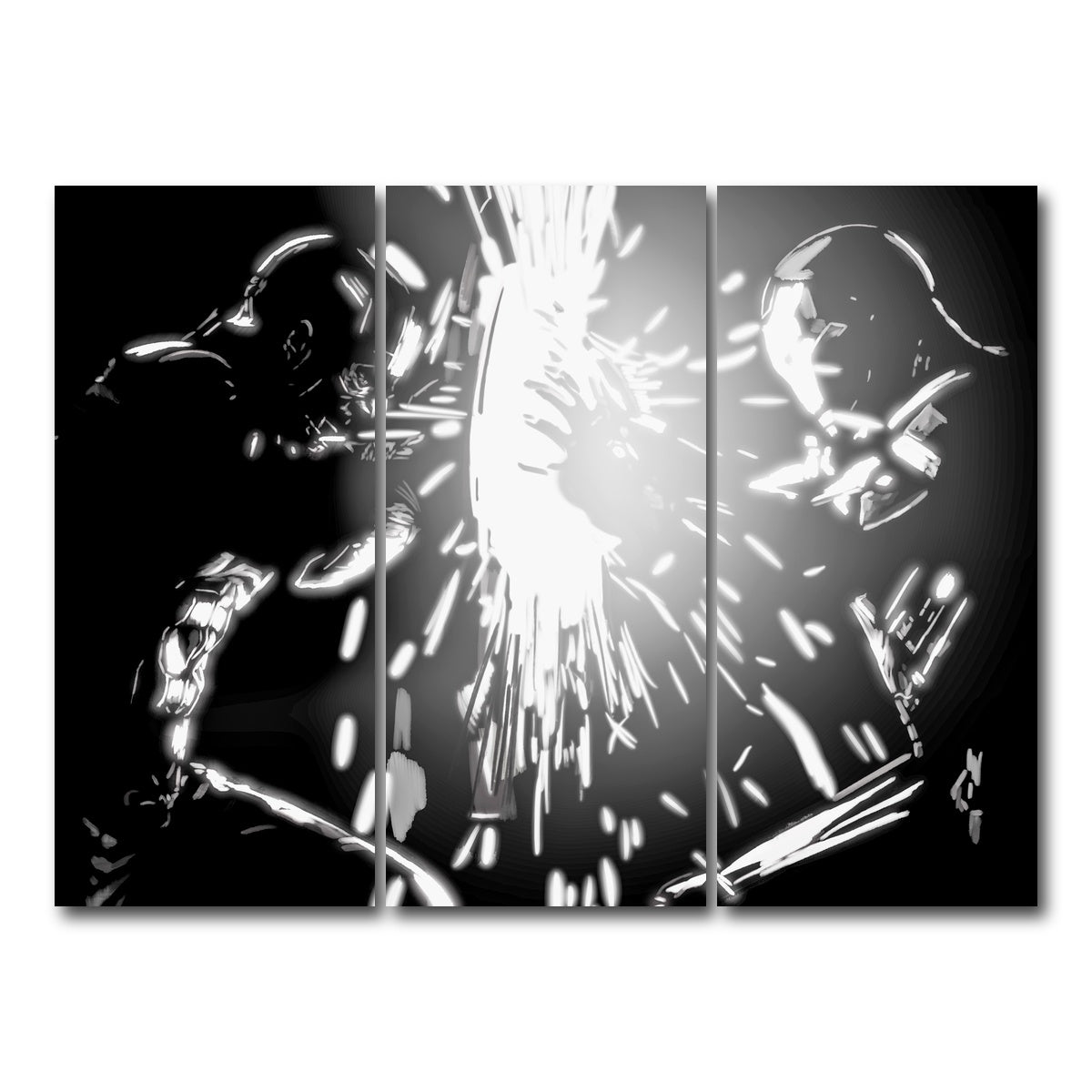 AUTO-MOCKUP WHITE | Cap vs Ironman | 3 Piece | Gallery Wrap Canvas | group=8x18