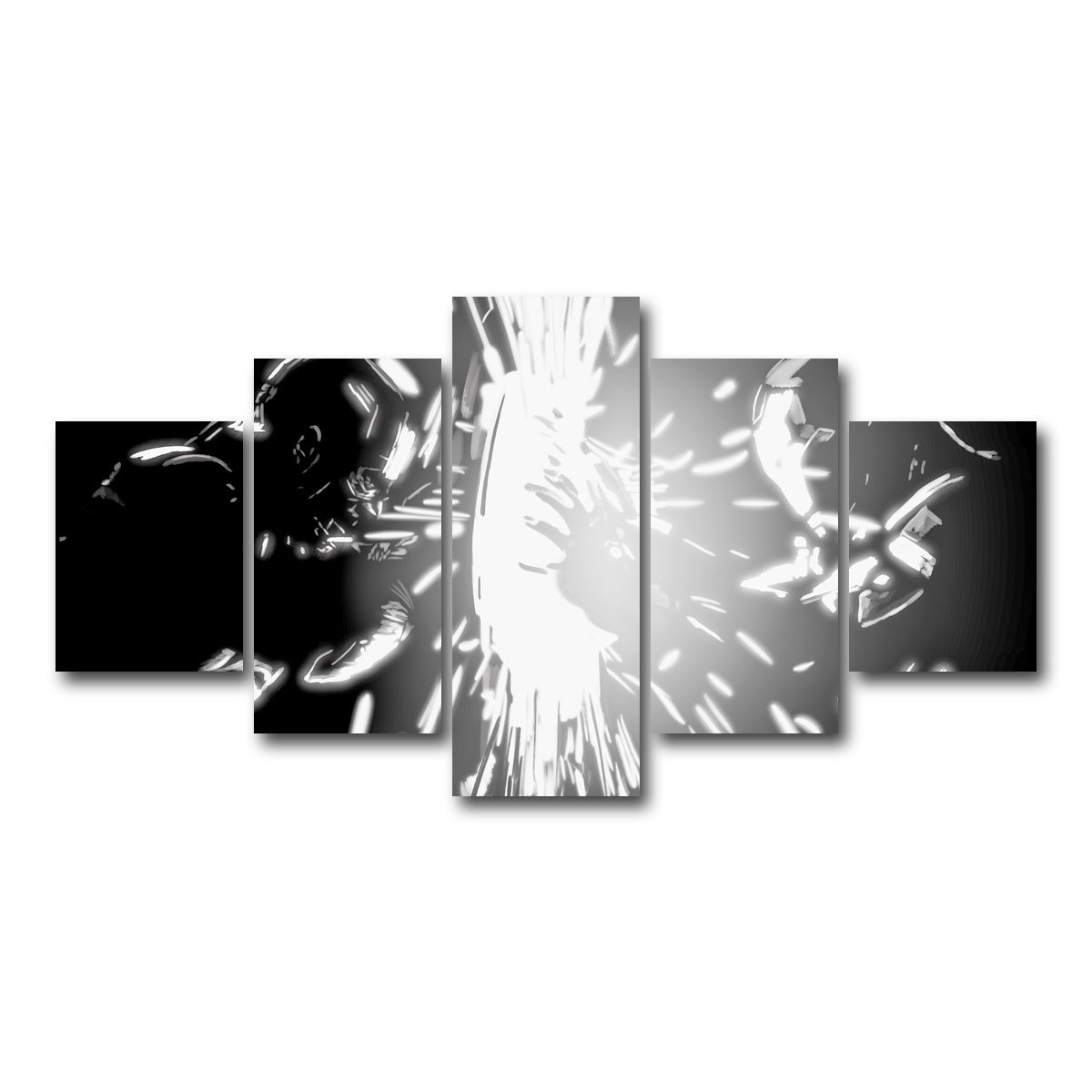 AUTO-MOCKUP WHITE | Cap vs Ironman | 5 Piece | Gallery Wrap Canvas | group=5_short