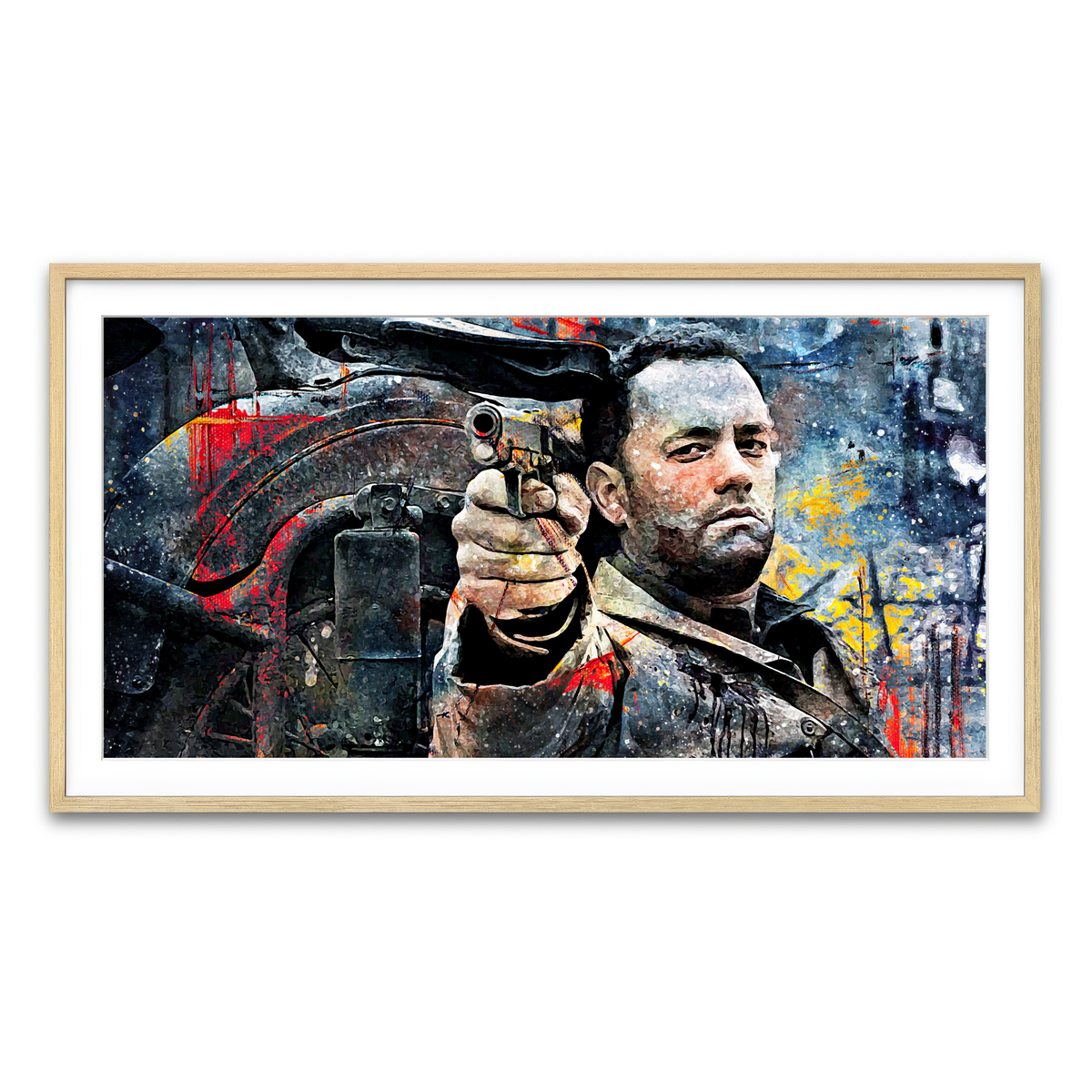 Framed Print 2x1 Natural