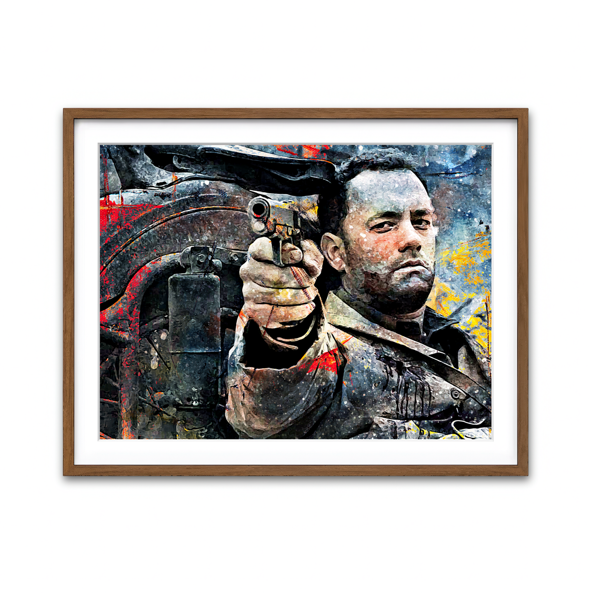 Framed Print 4x3 Walnut